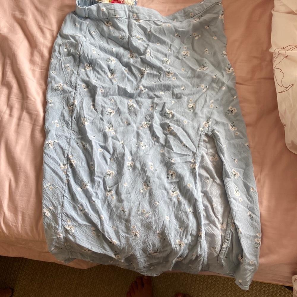 hollister midi skirt